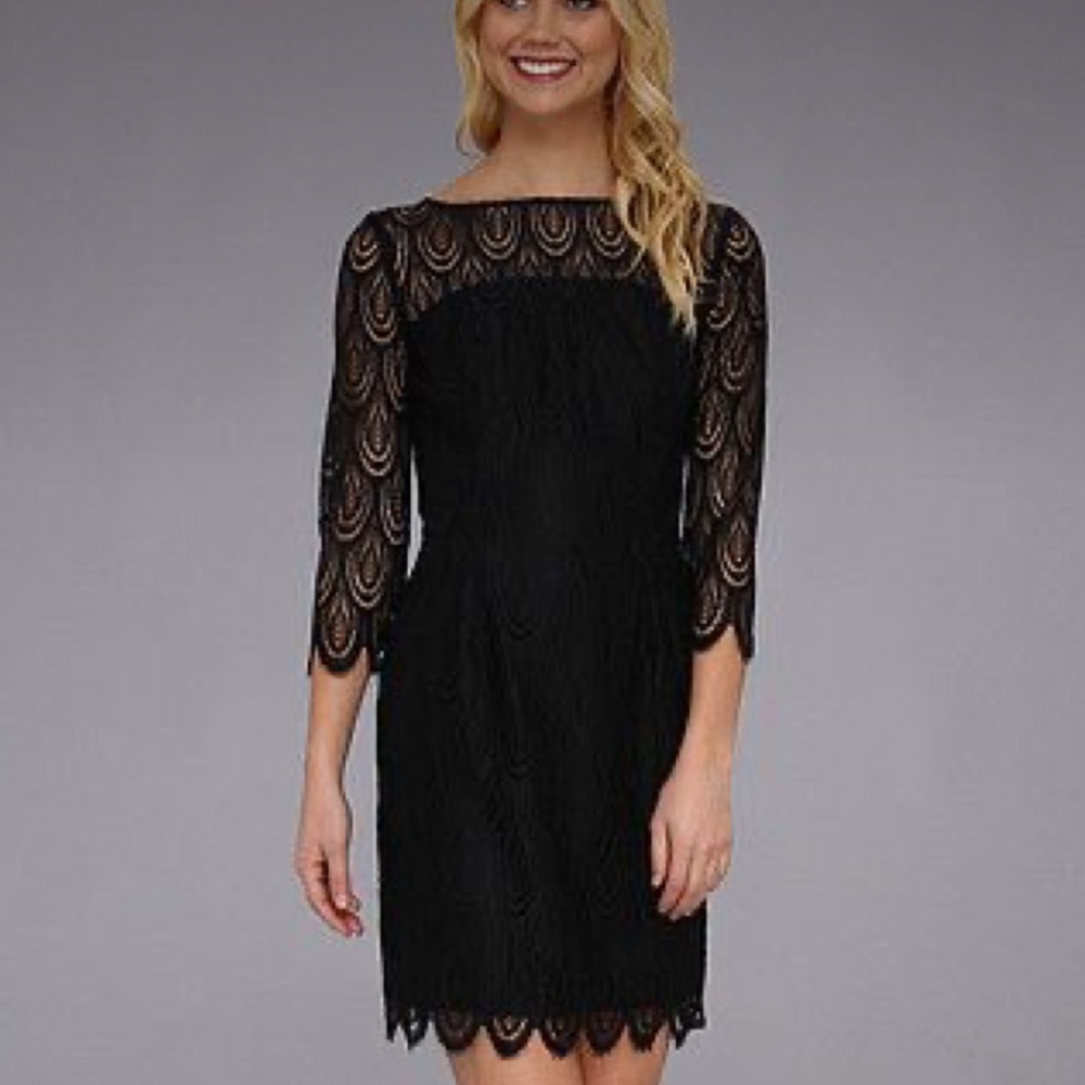 LILLY PULITZER black Hera lace dress - Picture 10 of 10